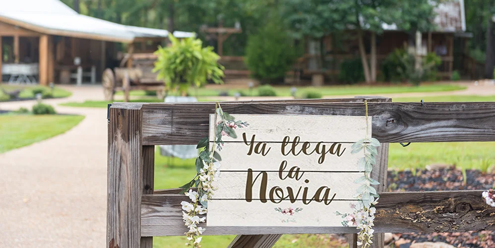 pancartas boda